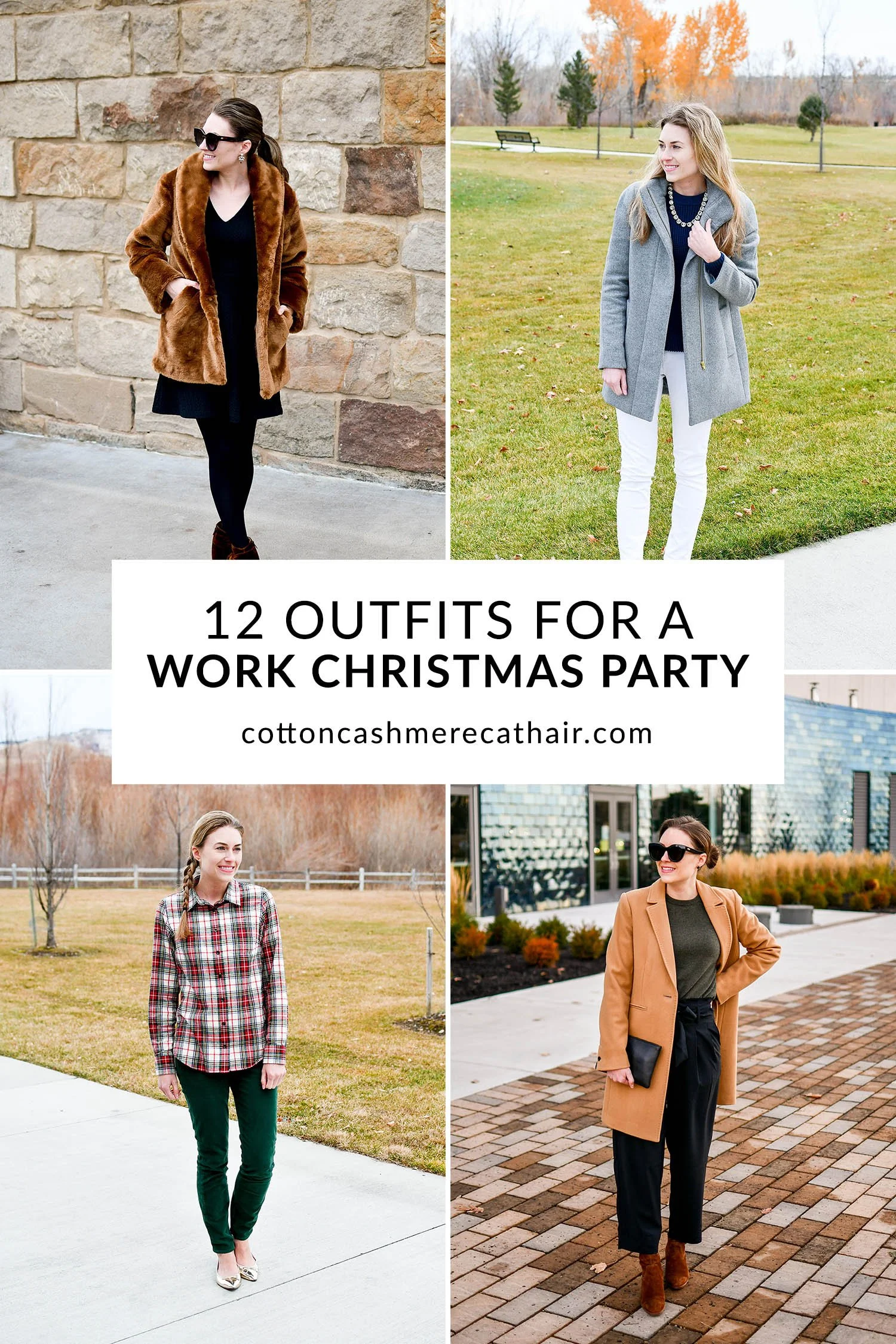 12 Outfits for a Work Christmas Party — free download